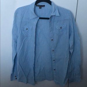 Elizabeth and James button down